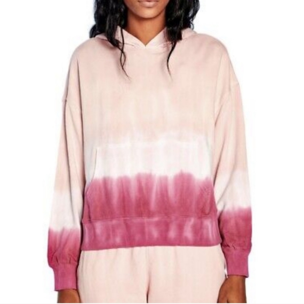 Wildfox OLIVIA Ombre Tie Dye pink Hoodie sweatshirt sz xs xsmall WLT48685